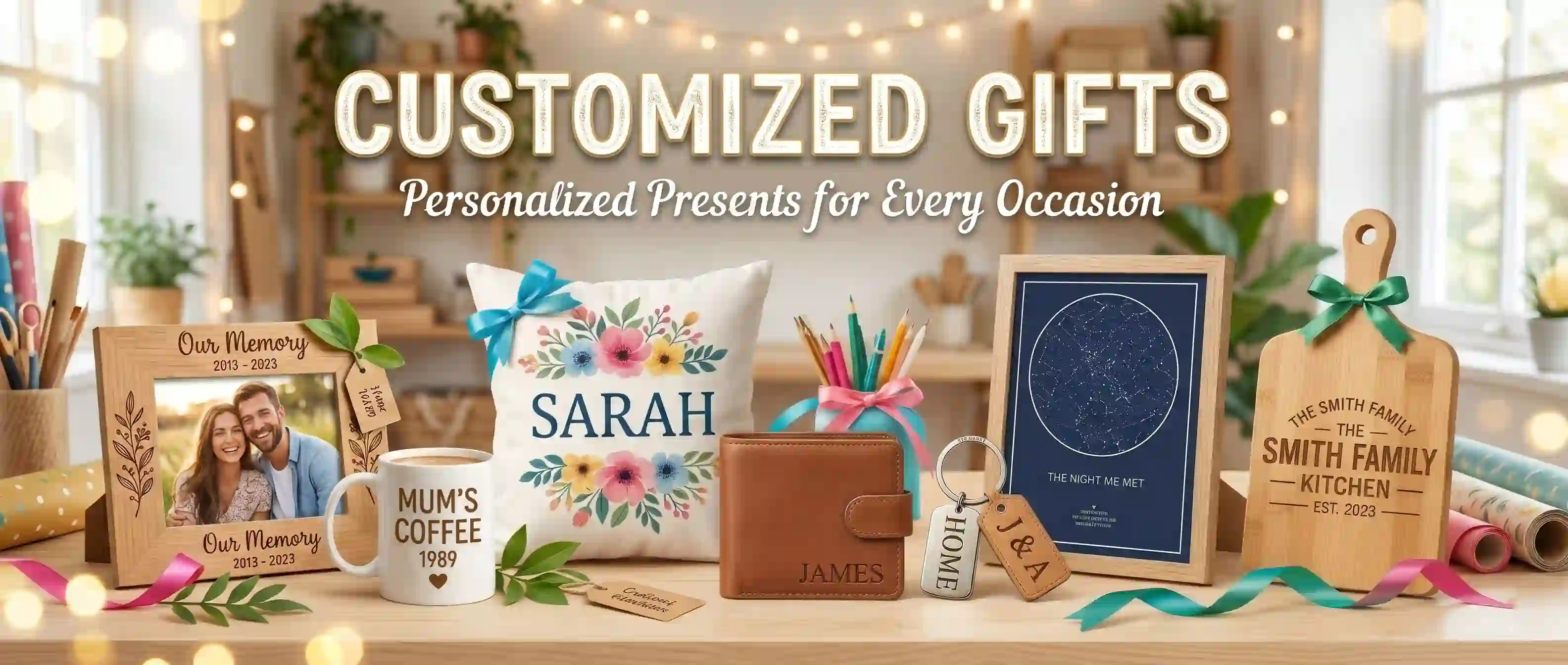 Customized Gifts Banner