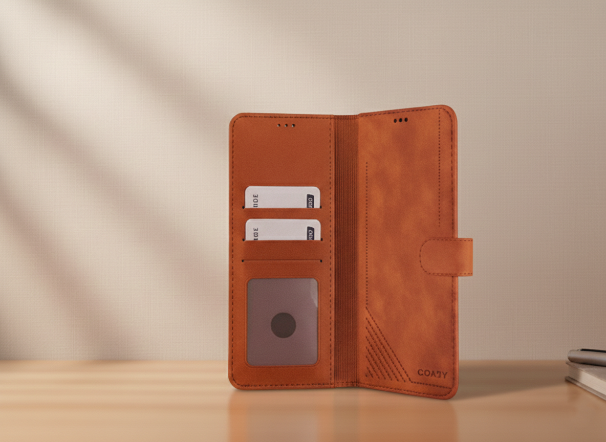 Coazy Velvet Magnet Rich Wallet Flip Cover for  - Tecno SPARK Go 2024