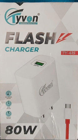 Tyvon 80w Flash Charger for smartphone TY-415